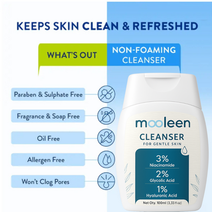 Gentle Exfoliating Cleanser , Brighten & Skin Barrier Repair